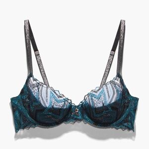 Savage X Fenty | NWOT Shining Star Embroidered Half Cup Plunge Bra Size Size 32D